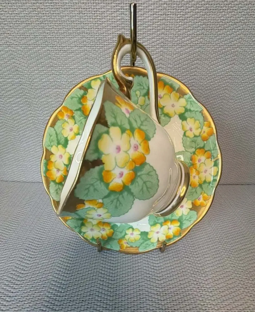 Royal Albert Primrose Teacup And Saucer Set